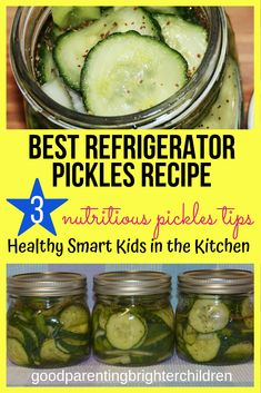 the best refrigerator pickles recipe for healthy kids in the kitchen