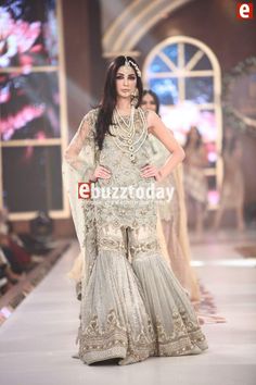 Sehar Atif at Telenor Bridal Couture Week 2015 Ammara Khan, Pakistani Bridal Couture, Bridal Mehndi Dresses, Pakistani Traditional, Bridal Couture Week, Asian Wedding Dress, Pakistani Couture, Pakistani Wedding Outfits, Desi Clothes