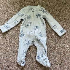 Never Worn, Baby Was Too Big Newborn Pajamas, Footed Pajamas, Kids Pajamas, Kids Shop, Pajamas, Color Blue, Blue, Color