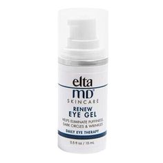 Product Description: Experience the transformative power of EltaMD Renew Eye Gel as it illuminates, firms, and diminishes the signs of aging around your delicate under-eye area. This oil-free, professional-grade formula, packed with peptides, hyaluronic acid, and nourishing natural extracts, targets dark circles, wrinkles, and puffiness. With consistent use, this 0.5 oz gel helps revitalize and rejuvenate, leaving you with a more youthful and radiant appearance. Embrace a brighter and tighter under-eye area with EltaMD Renew Eye Gel. Key Ingredients: Purified Water, Cyclopentasiloxane, HDI/Trimethylol Hexyllactone Crosspolymer, Glycerin, Saccharomyces Cerevisiae Extract, Acetyl Hexapeptide-8, Glycosaminoglycans, Butylene Glycol, Panthenol, Palmitoyl Tripeptide-5, Niacinamide, Citrullus Vul Undereye Bags, Anti Aging Eye Serum, Hydrating Eye Cream, Eye Cream For Dark Circles, Under Eye Puffiness, Best Eye Cream, Fine Lines And Wrinkles, Dark Circles Under Eyes, Eye Anti Aging