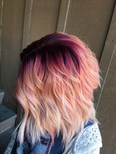 Dark Roots Hair, Hair Color Crazy, Hair Color Pastel, Beautiful Hair Color, Trendy Hair Color, Trendy Hair, Dark Roots, Pastel Hair