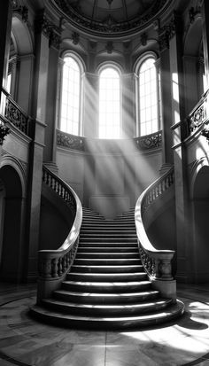 Light Meets #Marble: #Sunbeams pierce tall #Windows, casting dramatic shadows across a curved #Marble #Staircase in a majestic #Palace interior #AIart #AIphoto #Stockcake ⬇️ Download and 📝 Prompt 👉 https://stockcake.com/i/light-meets-marble_1649999_1215785