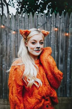 Oooh Foxy Lady! You guys know I LOVE Halloween and especially Halloween makeup. This year I partnered with WalMart to create a fox makeup look for Halloween using affordable products all from WalMart. See all the steps below!… Makeup Look For Halloween, Modest Halloween Costumes, Cleopatra Halloween Costume, Cleopatra Halloween