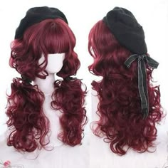 Cool Hairstyles Anime, Clothes From Different Cultures, Cute Female Hairstyles, Majestic Hairstyles, Fantasy Hair Styles, Cool Wigs, Cute Wigs, Harajuku Wigs, Anime Wigs