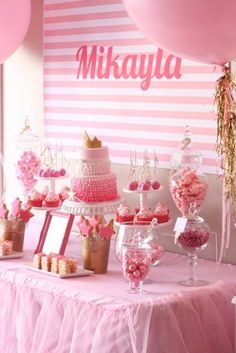 pink and gold party ideas for princesses, first birthdays, baby showers or any special occasion