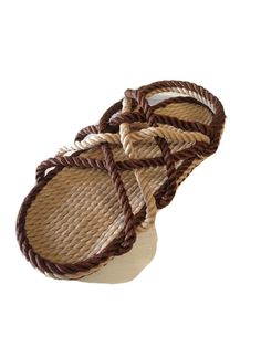 Rope sandals Brown and beige combination and beige sole medium width mens size 12 Rope Sandals, Mens Shoes Sandals, Sandals Brown, Brown And Beige, Brown Sandals, Mens Sandals, Size 13, Shoes Sandals, Men's Shoes