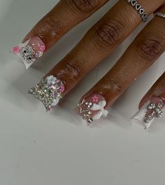 @THEBRIANNAA ☆ Bookings Available, Neon Acrylic Nails, Cute Acrylic Nail Designs, Work Nails