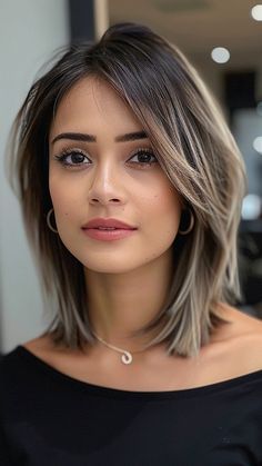 Edgy Long Bob, Mid Length Lob, Collar Bone Length Hair Cuts, 100 Hairstyles, Baylage Hair, Layered Haircuts For Medium Hair, Hair Upstyles, Long Bob Haircuts, Ombré Hair