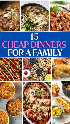 Cheap Dinners For Two Recipes, Easy And Inexpensive Dinner Ideas, Quick Inexpensive Dinner Ideas, Meal Ideas For Family Gatherings, Dinner Group Ideas, Dinner Ideas Large Family, Cheap Sunday Dinner Ideas, Super Cheap Dinners Families, Easy Dinners For A Family