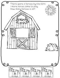 the farm animals worksheet for children to learn how to draw and color them