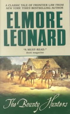 the country hunters by elmore leonard book cover with an image of two men on horses