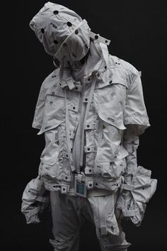 Straitjacket Fashion, Cyberpunk Fashion, Straight Jacket, Marvelous Designer, Character Outfits, Costume Design, Aesthetic Clothes