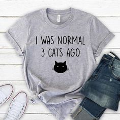 Lyric Shirts, 3 Cats, Cat Lady Gift, Cat Lover Shirt, Winter Shirts, Weird Shirts, Dog Mom Shirt, Dog Lover Shirt