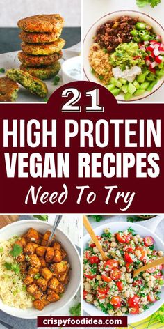 21 high protein vegan recipes to try