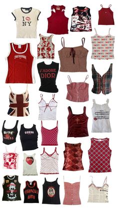 Red Tank Top Outfit, Downtown Outfits, Tank Top Outfits, Red Tank, Red Tank Tops, Really Cute Outfits, Casual Style Outfits, Dream Clothes