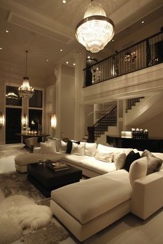 Modern Mansion Living Room, Mansion Living Room, Fall House, Luxury Mansions Interior, Mansion Designs, Hidden Valley, Mansion Interior