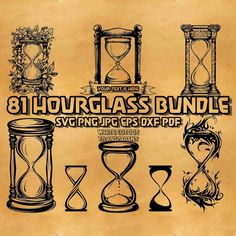 an old time hourglass bundle