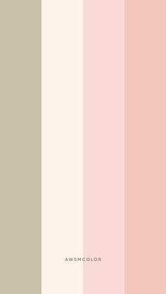 the color scheme is pastel pink, green, and beige with an ombrella effect