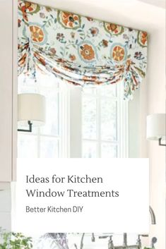 Window Treatments for the Kitchen Kitchen Window Curtains Over Sink, Kitchen Window Treatments Diy, Farmhouse Kitchen Window, Kitchen Window Coverings, Kitchen Window Curtains, Ideas For Kitchen, Over Sink, Kitchen Window Treatments, Custom Window Treatments