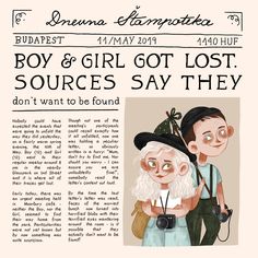 an advertisement for the boy and girl got lost sources say they don't want to be found