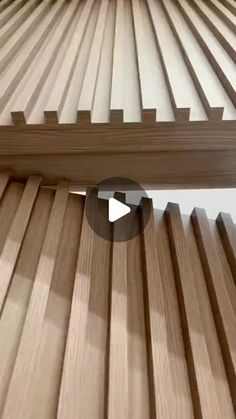 wooden slats are shown with the video showing how to use them in this project