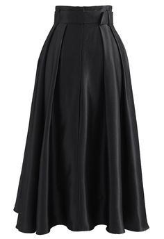 Belted Texture Flare Maxi Skirt in Black - Retro, Indie and Unique Fashion Maxi Skirt Outfits, Skirt Outfits, Business Fashion, Skirt Fashion, Unique Fashion