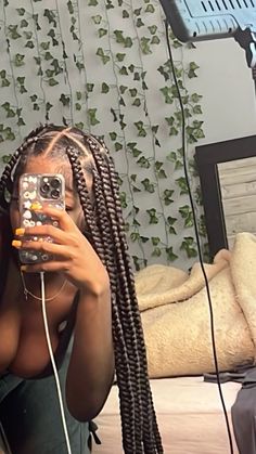 Baddie Hairstyles Easy, Hairstyle To Put Your Braids In, Two Braids On Natural Hair, 4c Braid Out Hairstyles, Hairstyles For Fall Black Women, Braider Aesthetic, Big Braid Hairstyles, Big Braids For Black Women, Hair Braids Ideas