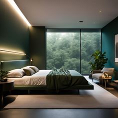 Dark bedroom ideas