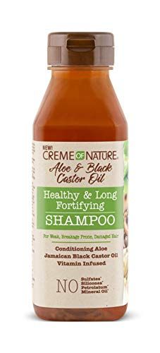 Creme of Nature Aloe Black Castor Oil Shampoo Castor Oil Shampoo, Weak Hair, Jamaican Black Castor Oil, Hair Cleanse, Black Castor Oil, Aloe Vera Juice, Hair Scalp, Hair Length