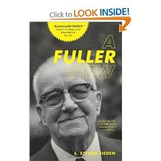 the cover of a book with an older man in glasses and a suit smiling at the camera