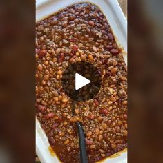 TikTok · Mantitlement Loaded Baked Beans, Baked Beans With Ground Beef, Beans With Ground Beef, Summer Sides, Beef Bacon, Baked Beans, Bbq Sauce, The Recipe