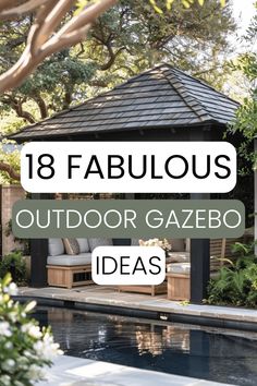 Say goodbye to dull backyards! Discover amazing outdoor gazebo ideas for all year round, perfect for every season and occasion. Bring your outdoor space to life with these fabulous ideas! See them all at livingletterhome.com! Gazebo Ideas Front Yard, Closed Gazebo Ideas Backyard, Backyard With Gazebo Ideas, Outdoor Gazebo Decorating Ideas, Gazebo Ideas Backyard Outdoor Enclosed, Covered Gazebo Ideas Backyard, Screened Gazebo Ideas Backyard, Gazebos Ideas Backyard, Winter Gazebo Ideas