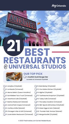 22 Best Restaurants in Universal Orlando, Ranked by a Blogger Universal Studios Dining, Universal Studios Orlando Restaurants, Universal Grinchmas, Universal Orlando Food, Universal Studios Orlando Food, Universal Studios Restaurants, Universal Studios Orlando Rides, Universal Studios Food, Hollywood Studios Restaurants