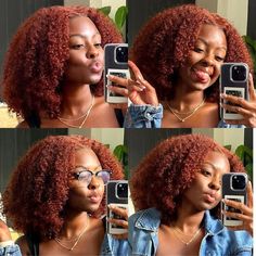 Product Name Klaiyi Auburn Brown Color 13x4 Glueless Lace Frontal Wig Kinky Curly Human Hair Hair Material 100% Virgin Human Hair Wig Hair Grade Klaiyi Hair, Virgin Hair,Kinky Curly Hair, Bleach/Dye Friendly Density 150%/180% Hair Color Auburn Brown Color Hair Length 14 Inch-26 Inch Circumference Average Size, 22.5 Inch Lace Wig Type 13x4 Lace Front Wigs/6x4.75 Pre-Cut Glueless wig Processing Time Ship The Order Within 24 Hours After Order Confirm, Except For Weekends And Holidays Delivery Time Brown Curly Bob Wig, Ginger Hair Types, Deep Red Orange Hair Color, Auburn 4c Hair, Auburn Natural Hair Black Women, Black Ginger Hair, Auburn Hair Color On Black Women, Dyed Afro Hair 4c, Skunk Stripe Curly Hair