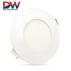 the dim downlight is white and has a round shape