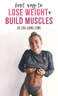 How To Lose Weight & Build Muscles At The Same Time - All About HIIT - Fit Girl's Diary Smoothies Vegan, Diet Vegetarian, Diet Keto, Health Plan, Toned Body, Gain Muscle