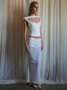 MEEYA SKIRT IN IVORY – B U C I Fall Fits, Swim Shop, Runway Collection, Handmade With Love, Color Ivory, Silk Scarves, Set Dress, Getting Married, With Love