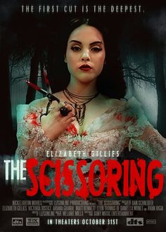 the movie poster for the upcoming horror film, the screeing starring elizabeth bailey