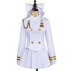 White Uniform, Anime Party, Costume Noir, Black Butler Ciel, Black Costume, Costume Women