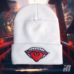 "Ignite your Jujutsu Kaisen passion with our Embroidered Sukuna Beanie Hat! This knit cuffed beanie cap not only brings warmth during chilly days but also expresses your fandom for the popular anime, Jujutsu Kaisen, by featuring an embroidered design of the formidable Sukuna. 🔹 Embroidered Sukuna Design: We use a specialty topping technique to ensure that the threads do not sink into the knit, bringing forth a vivid and intricate embroidered design of Sukuna that prominently embellishes the beanie. 🔹 Superior Quality Material: Our Sukuna beanie is made from 100% soft touch acrylic knit, ensuring a comfortable and snug fit. Designed for adults, the one-size-fits-all beanie measures 12\" in length (cuffed) and 7.5\" wide. 🔹 Adjustable Cuff: The beanie features an adjustable 3\" cuff, allo Sukuna Design, Beanie Anime, Anime Beanie, Anime Jujutsu Kaisen, Stocking Cap, Cuffed Beanie, Bear Hat, Hat Embroidery, Beanie Cap