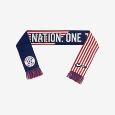 a scarf with the national one on it