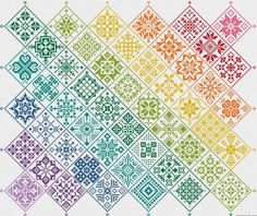 an image of a rainbow colored pattern with different colors and shapes in the center, on a white background