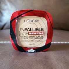 New Infallible Powder Fundation In Shade 245 Loreal Infallible, Makeup Foundation, L Oreal, Womens Makeup, Foundation, Makeup, Color, Make Up