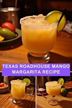 the margarita recipe is ready to be served