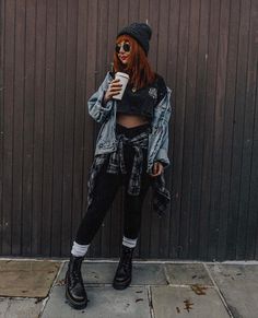 Casual Edgy Outfits, Cute Edgy Outfits, Outfit Everyday, Casual Edgy, Alt Outfits, Leggings And Socks, Punk Outfits, Pinterest Fashion, Alternative Outfits