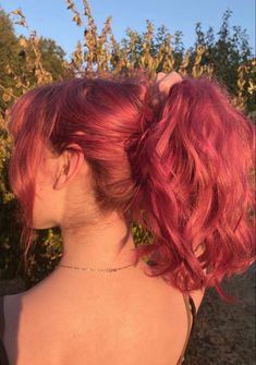 Raspberry Hair, 60 Hair, Strawberry Hair, Red Hair Inspo