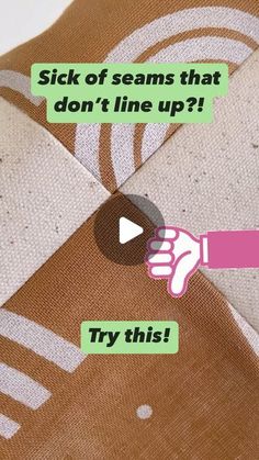 Waves & Wild on Instagram: "Have you ever lined up the seams on a cuff or waistband or colourblocking and thought you had done it perfectly only to find they had shifted as you sewed? So frustrating!   Try this next time for seam seam perfection ❤️  Another simple but effective technique to save for another day 😁  #wavesandwild #sewingtip #sewingtips #sewingtipsandtricks #sewinghack #sewinginpiration #learntosew #sewingcommunity #sewinglessons #sewingtime #sewingskills" Y Seams Tutorial, Sewing Skills, Learn To Sew, Another Day, Have You Ever