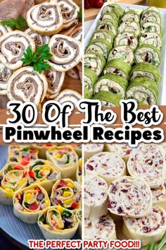 the best pinwheel recipes for party food