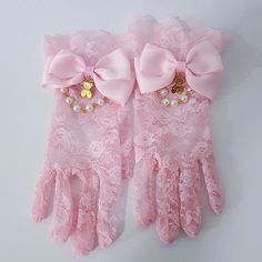 This price is for a pair of gloves only. Size Free Size Full Length 18+6 Bow 9.5*6 Pink Quinceanera Dresses Gloves & Mittens, Hand Accessories Kawaii, Pink Lace Gloves, Jazmin Bean, Pretty Perfume Bottles, Pink Babydoll, Pretty Pink Princess, Pink Bear, Fits Clothes