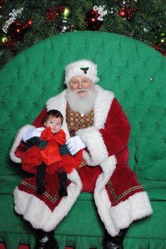 Festive Baby Girl Christmas Outfit | Perfect for Holiday Photos with Santa Christmas Photos With Santa, Santa Photoshoot, Baby Girl Christmas Dress, Photos With Santa, First Christmas Photos, Meet Santa